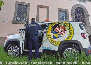 Viterbo - Tentato furto in villa - La vigilanza privata