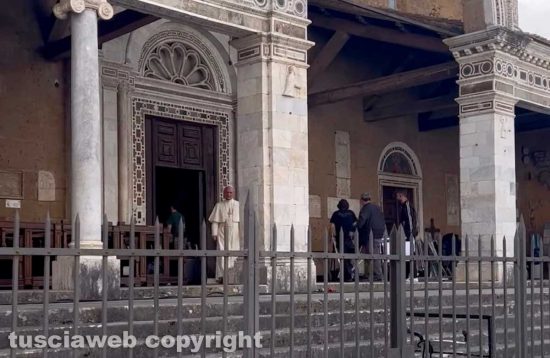 Santo Subito, le riprese a Civita Castellana