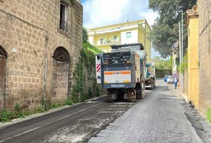 Ronciglione - Intervento di manutenzione sulla provinciale 35