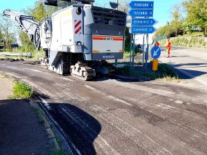 Valentano - Lavori sulla Sp Piansanese