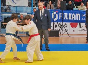 Samuele Soldati cintura rossa in azione
