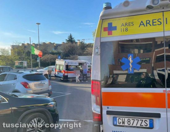 Viterbo - Incidente sulla Tangenziale ovest