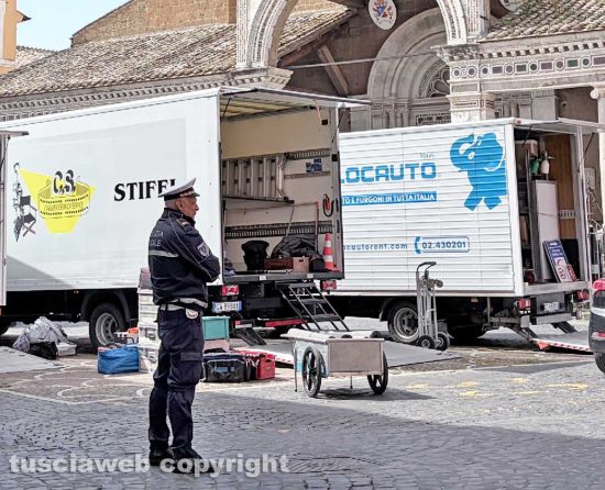 Santo Subito, le riprese a Civita Castellana