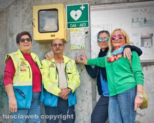 Installazione cartelli informativi defibrillatori Dae