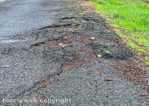 Asfalto in Pian di San Martino