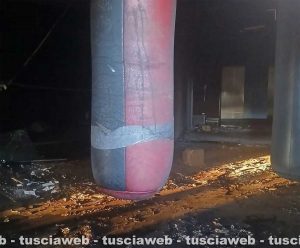 Monterosi - Incendio alla palestra Next