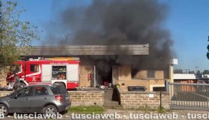 Nepi - Devasta e incendia la palestra Next, fermato