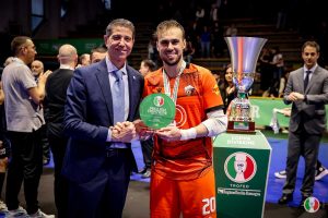 Coppa Divisione - Thiago Perez dell'Active Network migliore portiere della finale