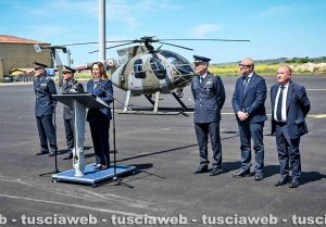 Aeronautica militare - Visita della sottosegretaria Isabella Rauti