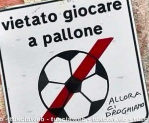 Vietato giocare a pallone