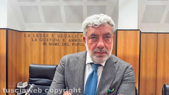 Viterbo - Mario Palazzi, procuratore della Repubblica