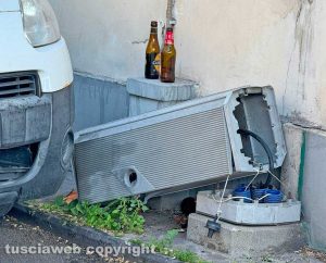 Viterbo - Rifiuti tra viale Trento e piazzale Gramsci