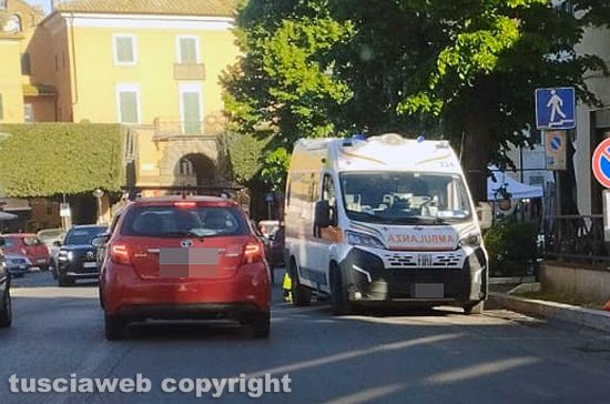 Capranica - Cade dalla bici, ferito bambino