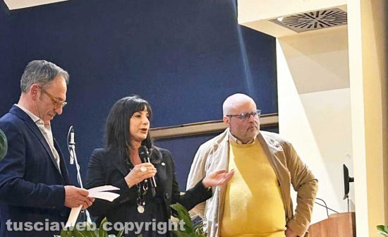 Viterbo - Unitus - La rettrice Tiziana Laureti e Carlo GaleottiViterbo - Unitus - La rettrice Tiziana Laureti e Carlo Galeotti