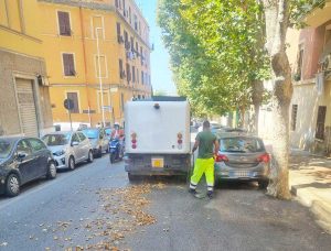 Civitavecchia - Lo spazzamento di CSP