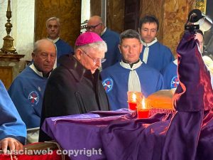 Viterbo - La processione del Venerdì santo - Il vescovo Orazio Francesco Piazza
