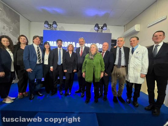 Viterbo - L'inaugurazione del reparto di ematologia all'ospedale Santa Rosa