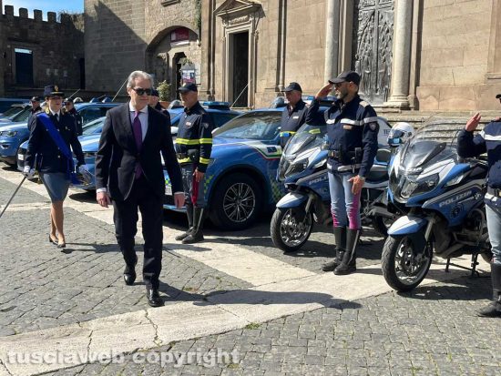 Viterbo - Il 174esimo anniversario della fondazione della polizia di stato