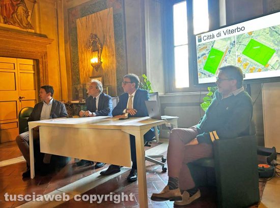 Da sinistra: Giacomo Pompili, Angelo Moracci, Christian Mossino e Emanuele Aronne