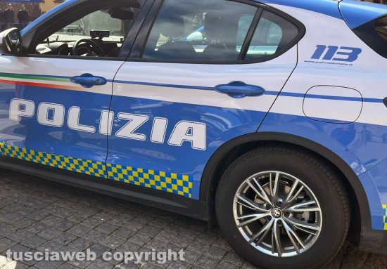 Viterbo - Polizia stradale - Immagine di repertorio