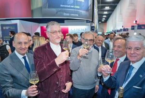Verona - L'inaugurazione dello stand Lazio al Vinitaly