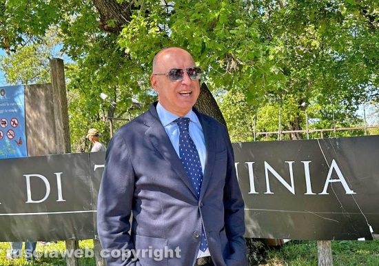 Festa della merca - Alberto Riglietti presidente dell’università agraria di Tarquinia