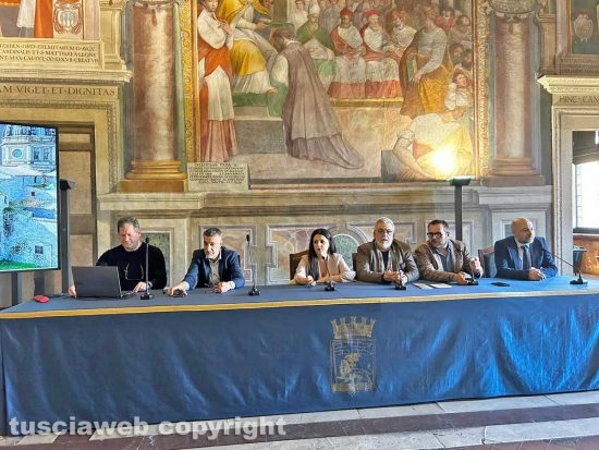 Convegno sul palazzo di Federico II - Egidio Severi, Giuseppe Romagnoli, Chiara Frontini, Alfonso Antoniozzi, Gianpaolo Serone e Francesco Aliperti