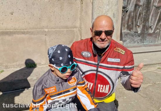 Viterbo - Benedizione delle moto, in piazza San Lorenzo dodicesima edizione con 500 partecipanti