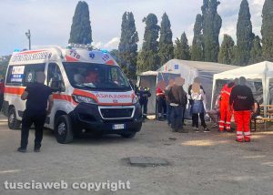 Tarquinia - L'ambulanza alla Festa della Merca