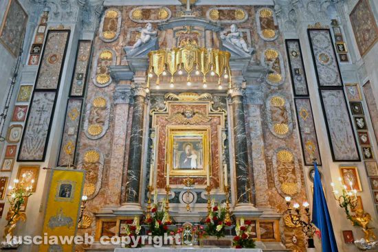 L'immagine della Maria santissima Liberatrice restaurata