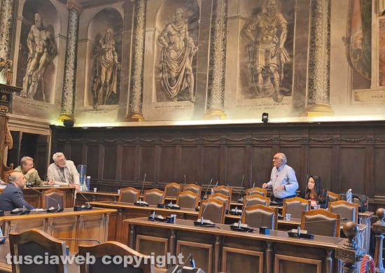 Viterbo - Commissione bilancio - I consiglieri Pd Ricci e Sanna
