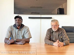 Da sinistra: Sall Moussa e Antonio Biagioli