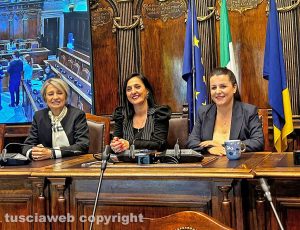 Da sinistra: Maria Rita De Alexandris, Katia Scardozzi e Chiara Frontini