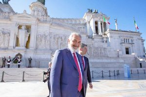 Il presidente della regione Lazio, Francesco Rocca