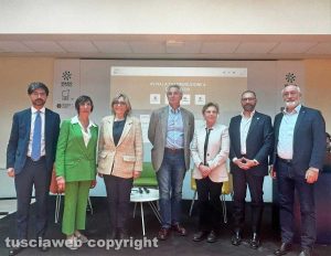 Daniele Sabatini, Patrizia Notaristefano, Lorenza Lei, Paolo Giuntarelli, Mariella Troccolil, Stefano Peruzzo e Giulio Curti