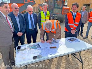 Graffignano - Apertura del cantiere per la bonifica del sito orfano Pascolaro