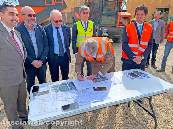 Graffignano - Apertura del cantiere per la bonifica del sito orfano Pascolaro