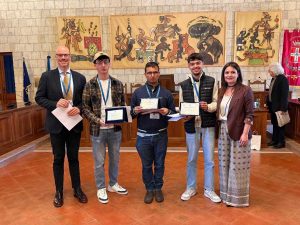 Certame Cardarelliano - I primi tre classificati