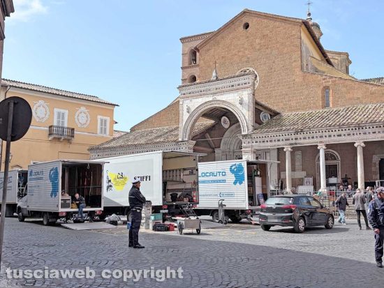 Santo Subito, le riprese a Civita Castellana