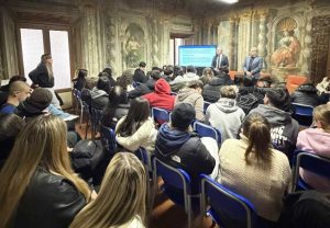 Viterbo - Il questore Luigi Silipo al liceo J.J. Rousseau