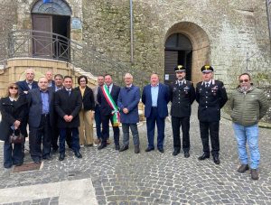 Onano - La visita del prefetto Pomponio