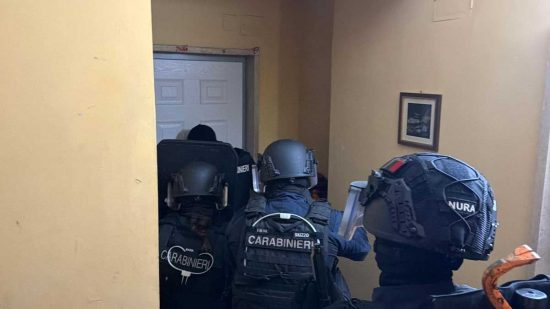 Operazione dei carabinieri a Roma