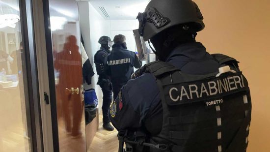 Operazione dei carabinieri a Roma