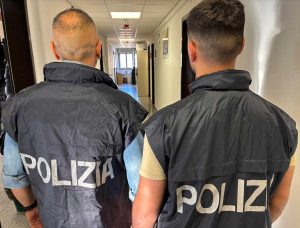 Viterbo - Polizia - Gli agenti della squadra mobile