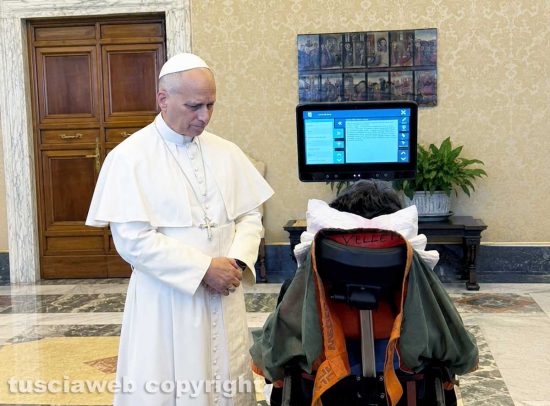 L'incontro di Italo Leali con papa Leone XIV