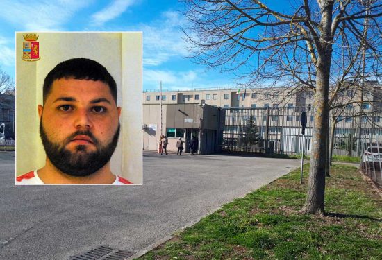 Il carcere Nicandro Izzo - Nel riquadro Cosimo Geloso