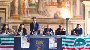 Viterbo - L'evento Cisl al comune