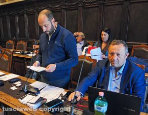 Viterbo - Consiglio comunale - De Carolis, Achilli e Grancini