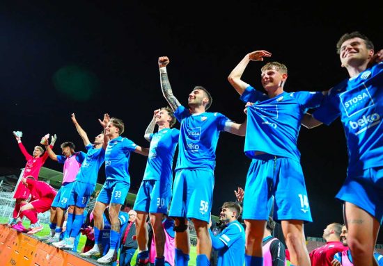 Sport - Calcio - L'esultanza della squadra Pianese
