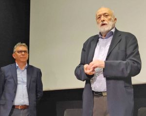 Carlo Petrini con Luigi Pagliaro